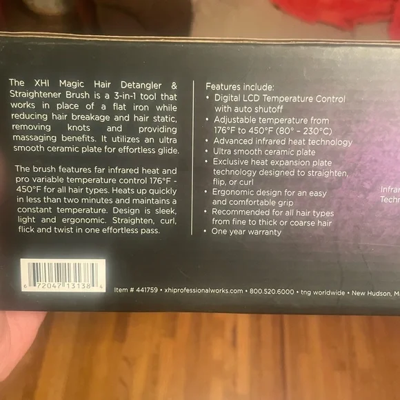 XHI Professional Works Straightening Brush - Picture 4 of 5